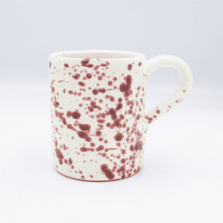 Image showing the Splatter Mug, H10cm, Cranberry product.