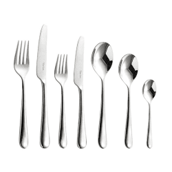 Image showing the Kingham Bright 42 piece cutlery set, Stainless Steel product.