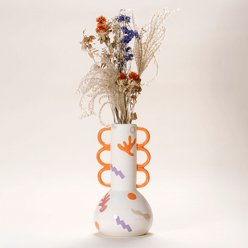 Tomas Vase, H29.5cm, Funky Fiesta