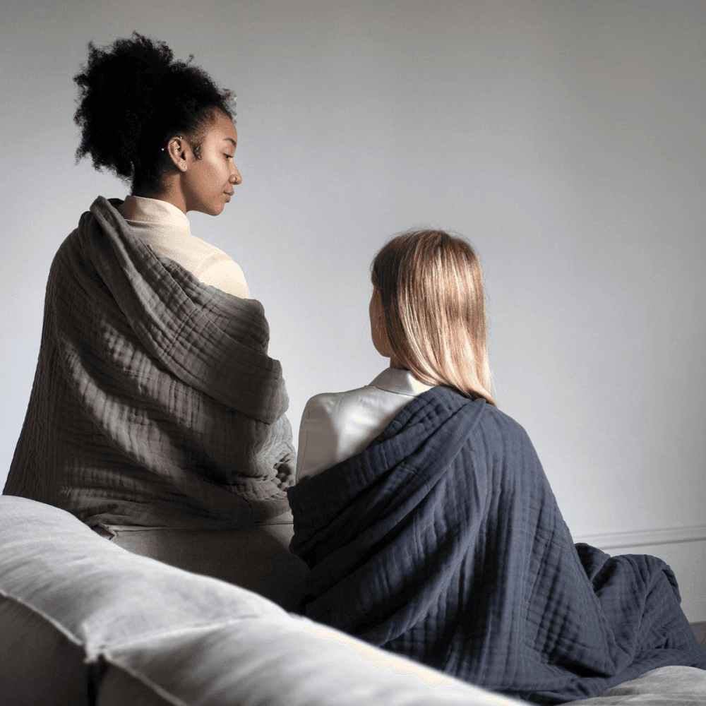 6-layer soft blanket, 201 x 140cm, Clay