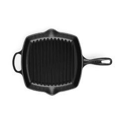 Image showing the Signature Cast Iron Square grillit, 26cm, Satin Black product.