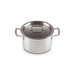 Image showing the Classic 3-ply Deep Casserole, 20cm, Stainless Steel product.