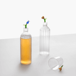 Image showing the Botanica Flower Optic Bottle, 1L, Blue product.