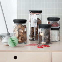 Image showing the Grand Cru Storage Jar, 1.5L, Black product.