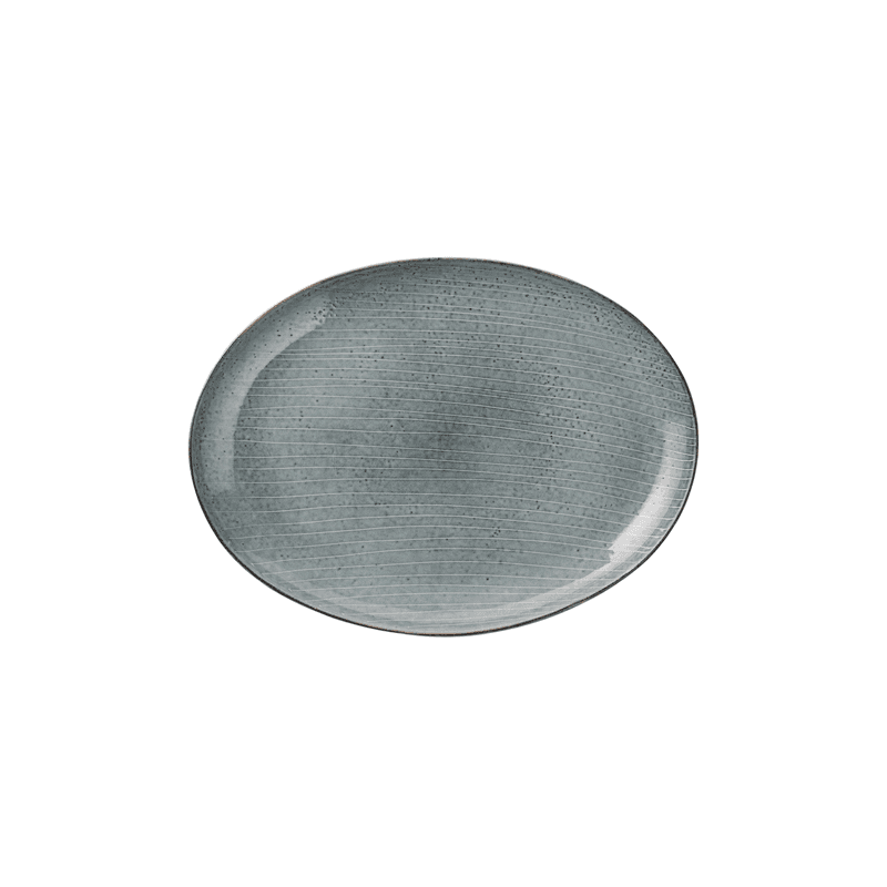 Nordic Sea Oval Plate, 35.5cm, Blue