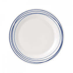 Image showing the Pacific - Lines Dessert plate, 23cm, Blue product.