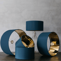 Image showing the Cadet Blue 14" Lamp Shade product.