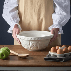 Image showing the Colour Mix Mixing Bowl, D26cm, Cream product.