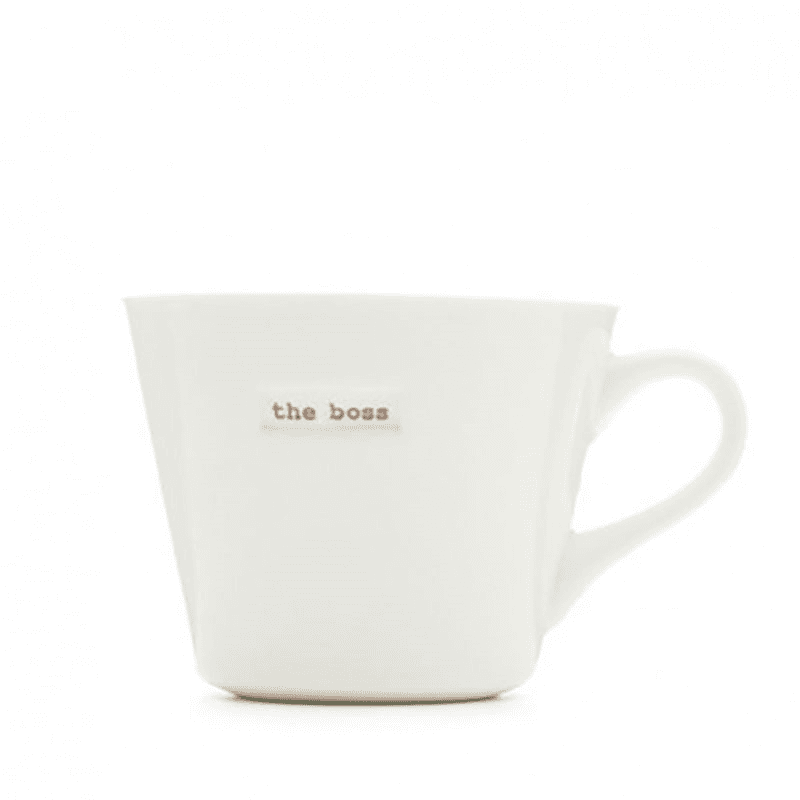 The Boss' Mug, 350ml, White