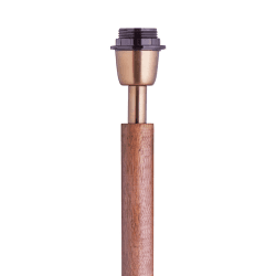 Image showing the Skellig Floor Lamp, H142cm, Burnt Wood product.