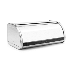 Image showing the Bread bin, roll top, H17.5 x W45 x D27cm, Brilliant Steel product.
