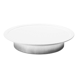 Image showing the Bernadotte Serving plate, White Porcelain / Stainless Steel product.
