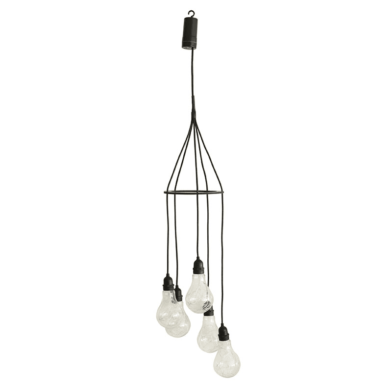 Festoon Cluster Lights, Black