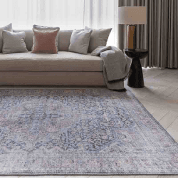Image showing the Kaya Traditional Classic Rana Rug, 120 x 170cm, Red, Blue, Multi product.