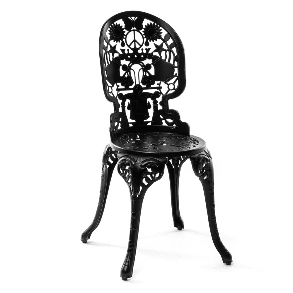 Industry Dining chair, H92 x L40cm, Black