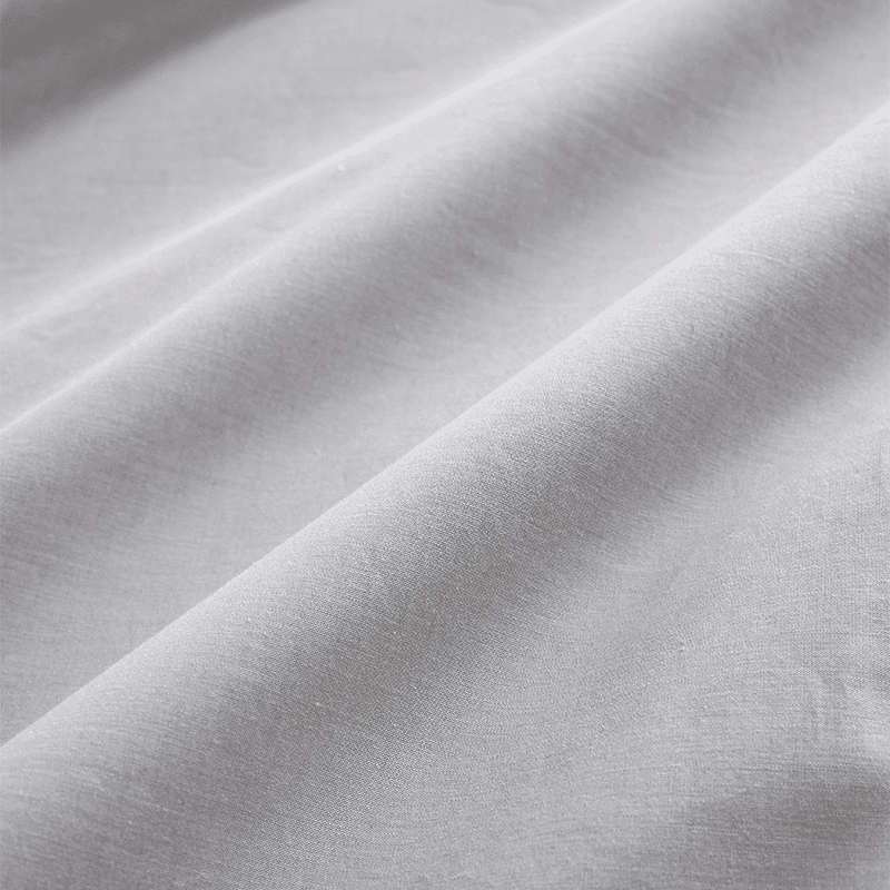 Stornoway Chambray Duvet Set, King, Silver