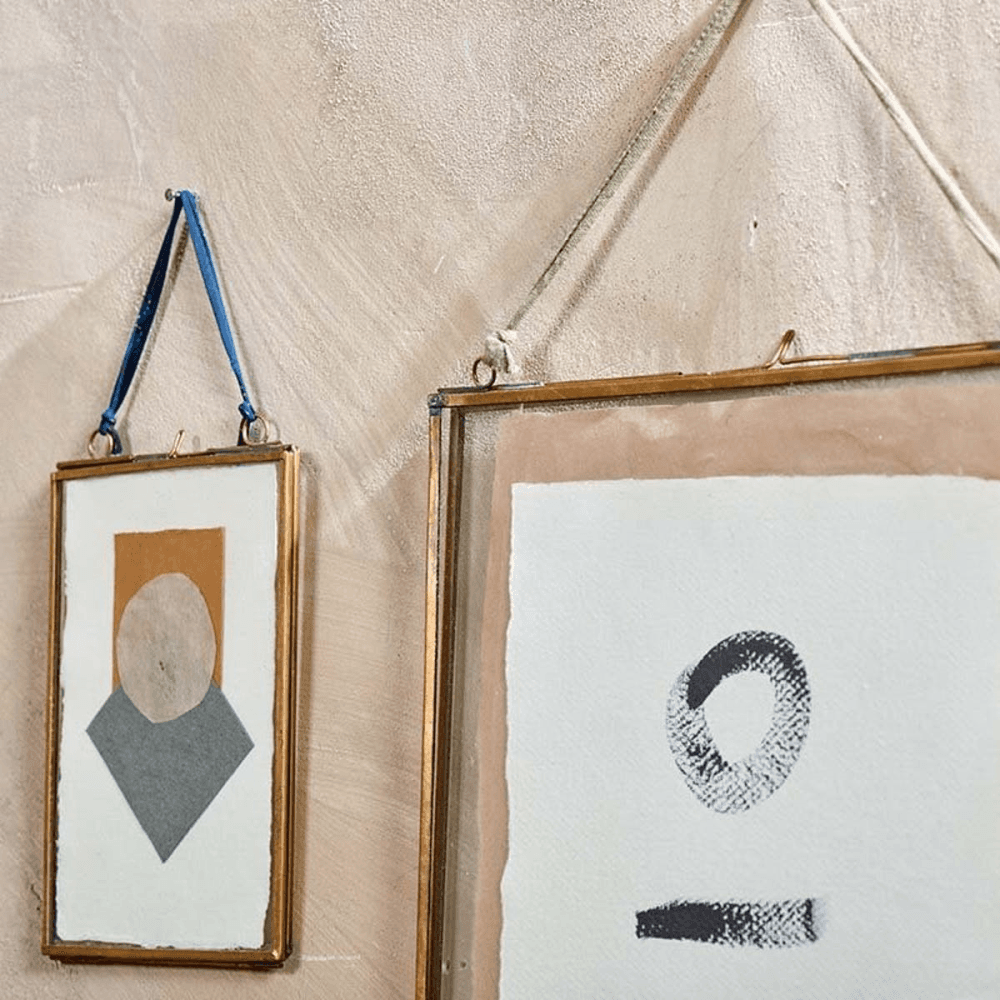Kiko Portrait Frame, 4 x 6", Antique Brass