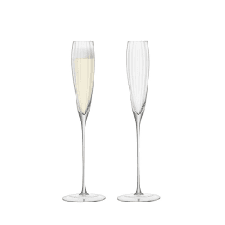 Image showing the Aurelia Grand Champagne Flute Set of 2, 165ml, Clear Optic product.