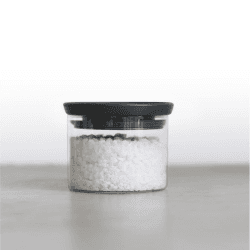 Image showing the Stackable jar, 0.3 litre, Glass With Dark Grey Lid product.