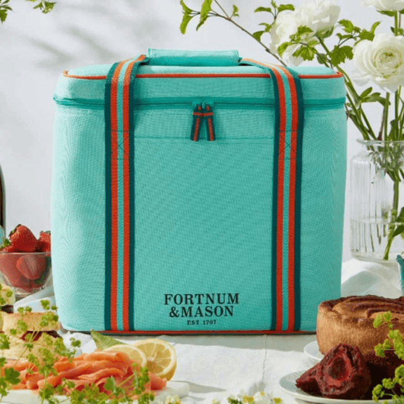 Fortnum's Picnic Cool Bag, Turquiose