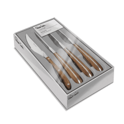 Image showing the Contour Set of 4 steak knives, Walnut product.