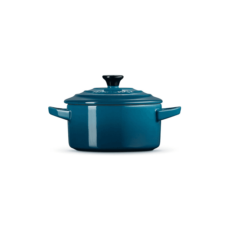 Stoneware Petite round Casserole, 0.25L, Deep Teal