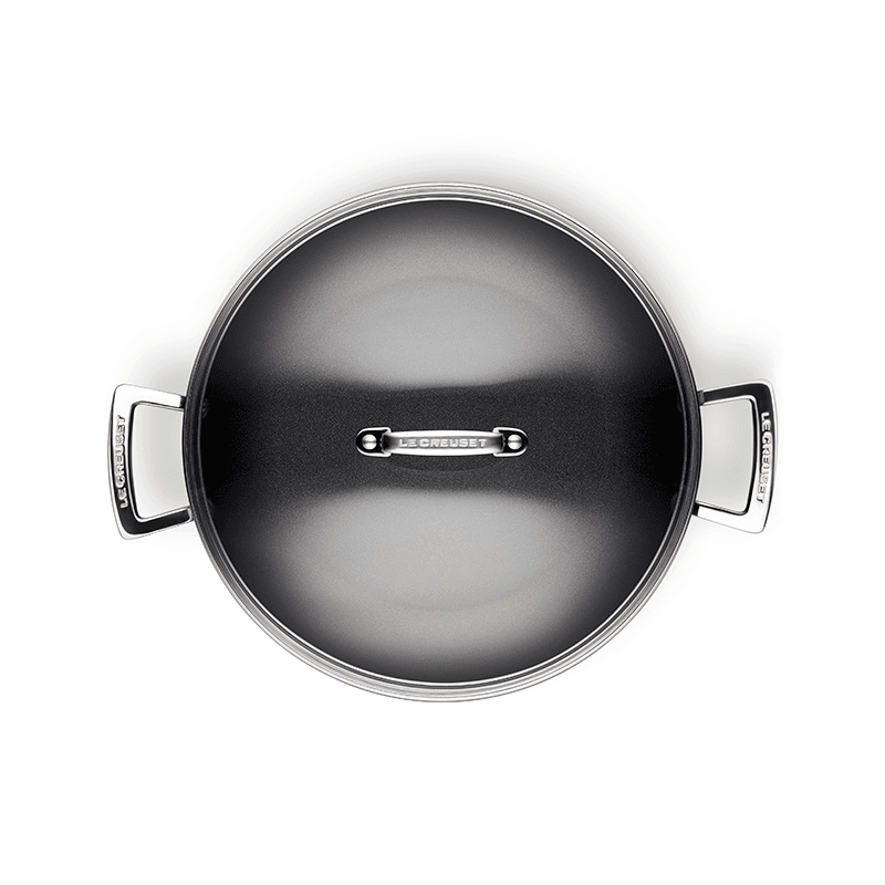 Toughened Non-Stick Shallow casserole with glass lid, 30cm - 3.5 litre