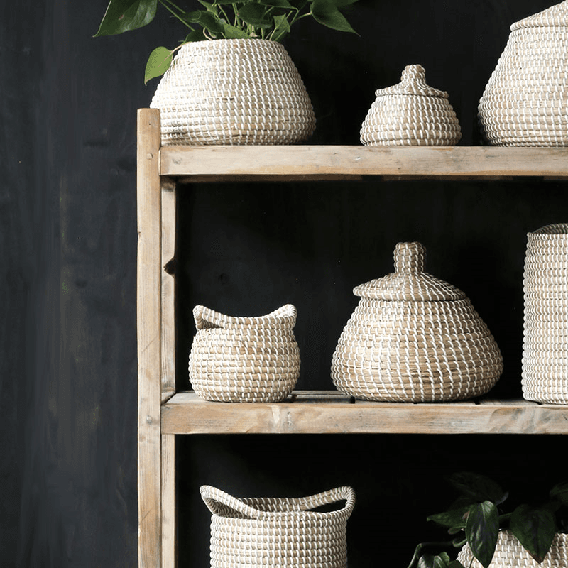Elba Basket, 18 x 15cm, Seagrass