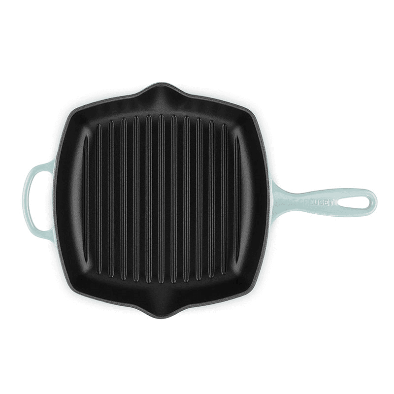 Cast Iron Square Grillit, 26cm, Sea Salt