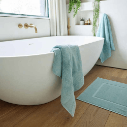 Image showing the Organic Eco Twist Shower Mat, Haze product.
