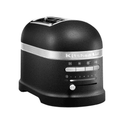 Image showing the Artisan 2 slot toaster, Cast Iron Black product.