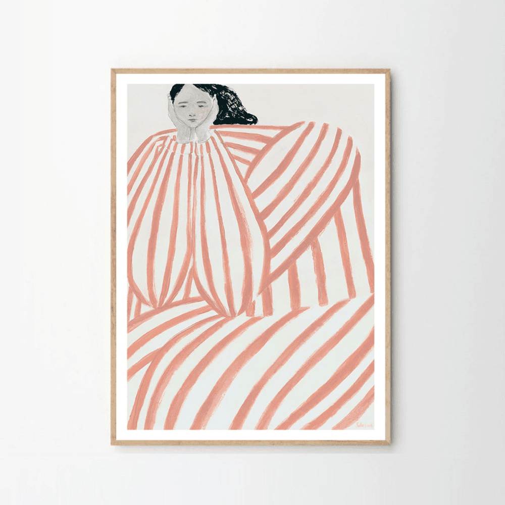 Still Waiting - Sofia Lind Art print, H70 x D50cm, Multi