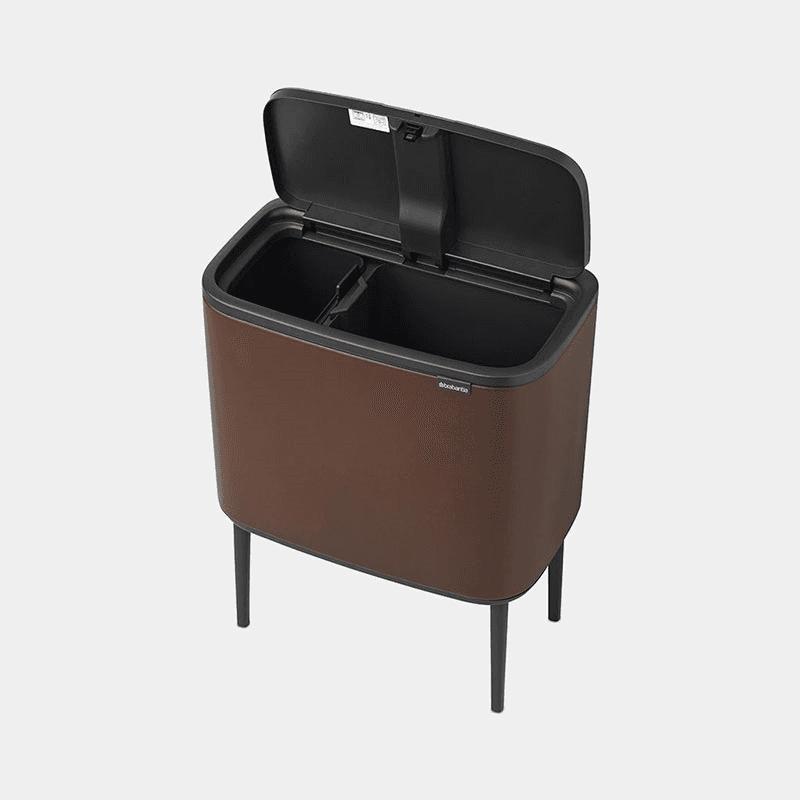 Bo Touch Bin, 11 + 23L, Mineral Cosy Brown