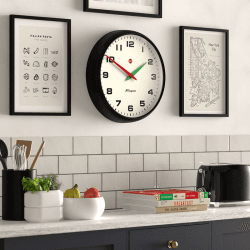 Image showing the Superstore Wall Clock, 40cm, Black product.