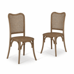 Image showing the Fairlight Set of 2 Dining Chairs, Rattan product.