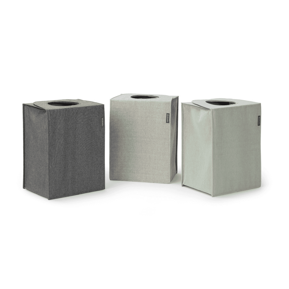 Stackable laundry box, 35 litre, Green