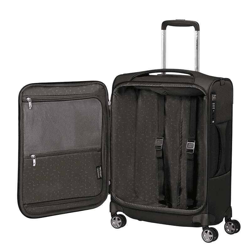 D'Lite Suitcase, H55 x L40 x W20cm, Black