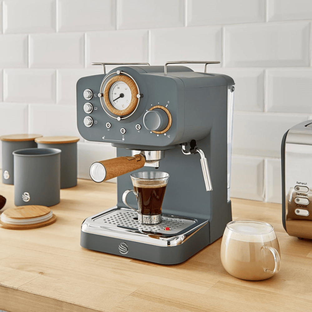 Nordic Espresso Machine, Slate Grey
