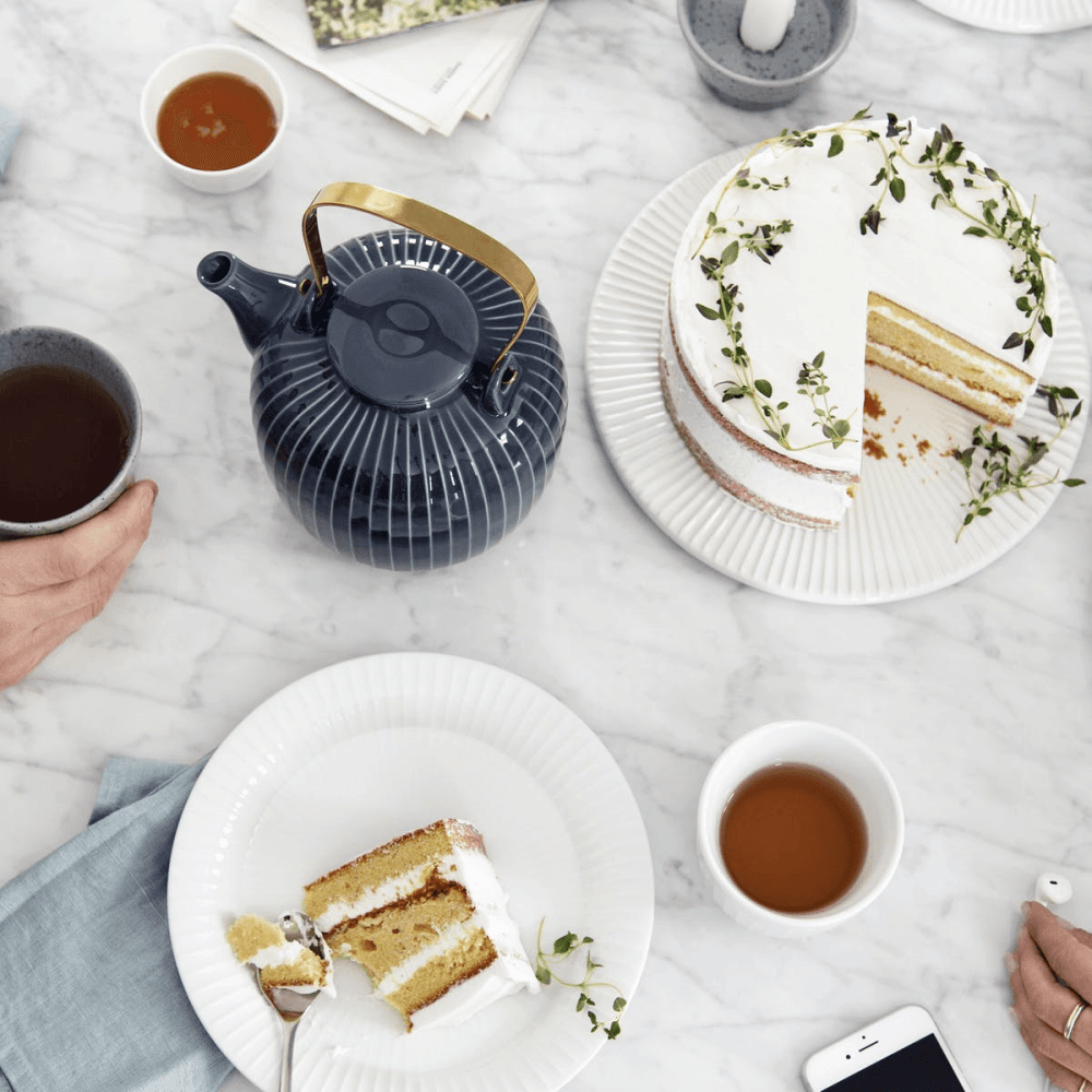 Hammershøi Teapot, Indigo