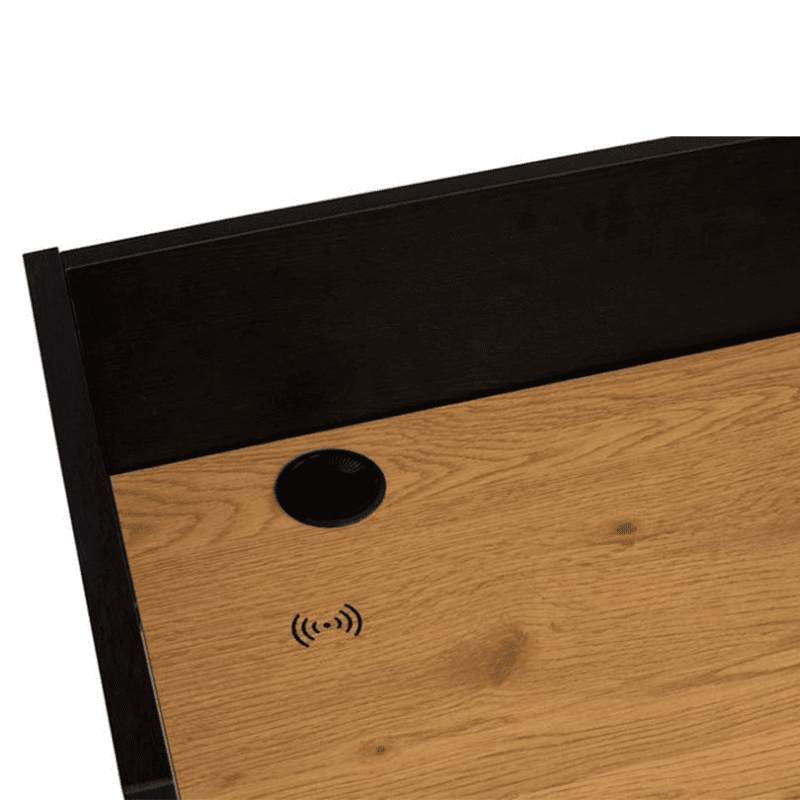 Kennet Smart Desk, Oak/Black