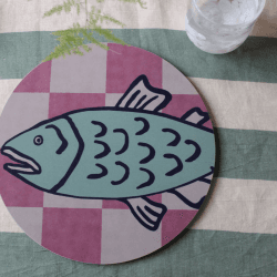 Image showing the Poisson Placemat, D28cm product.