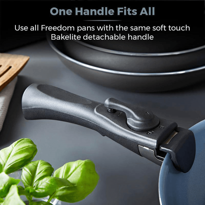 Freedom 7 Piece Non-Stick Cookware Set, Black