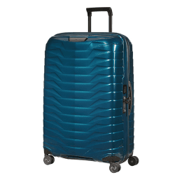 Image showing the Proxis Suitcase, H75 x L51 x W31cm, Petrol Blue product.