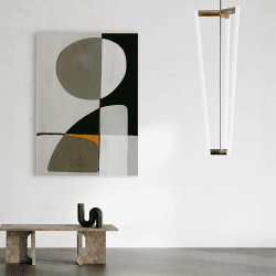 Image showing the The Voice Within 02 Acoustic Panel, 57 x 80cm, Grey product.