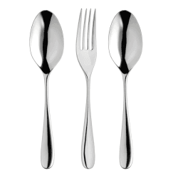 Image showing the Arden Bright 3 piece serving set, Stainless Steel product.