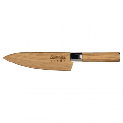 Image showing the Flame Chef's Knife, 20cm, Olive Wood product.