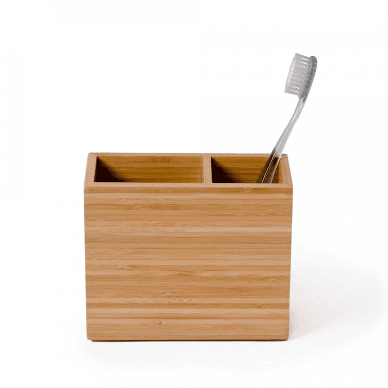 Arena Toothbrush box, H11.5 x W13 x D5cm, Bamboo