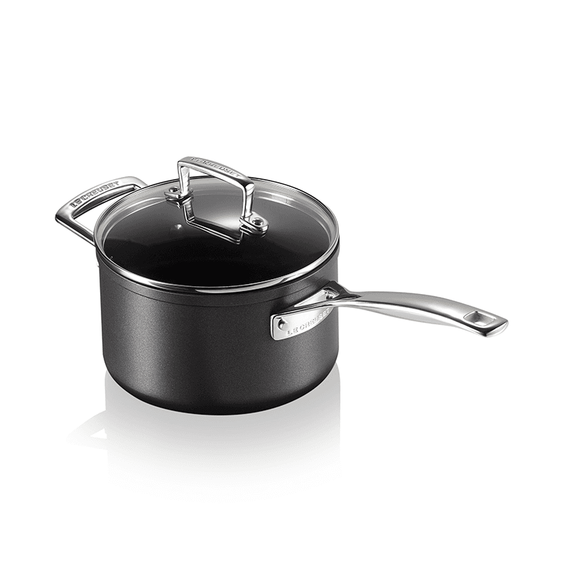 Toughened Non-Stick 3 piece saucepan set