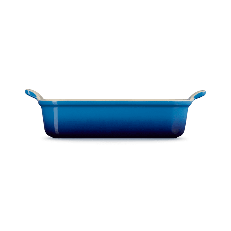 Stoneware Heritage Rectangular Dish, 26cm, Azure