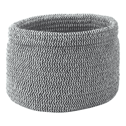Image showing the Rena Storage basket, L24 x W18 x H16cm, Black product.